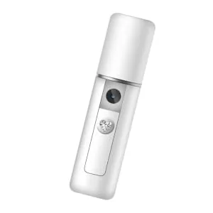 1pc Rechargeable Facial Sprayer Usb Mini Face Spray Device Steamer Spray Meter Humidifier Handheld 11.5*3cm White - product information 1