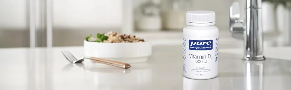 Pure Encapsulations Vitamin D3 25 mcg (1 000 IU) - Supplement to Support Bone Joint & Immune Health - With Premium Vitamin D - 250 Capsules - product information 3