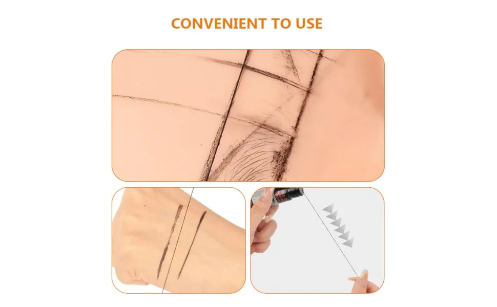 Gogogmee Eyebrow Ink Black Line Eyebrow Measure Tool Professional Eyebrow Line Portable Eyebrow Pencil - product information 1