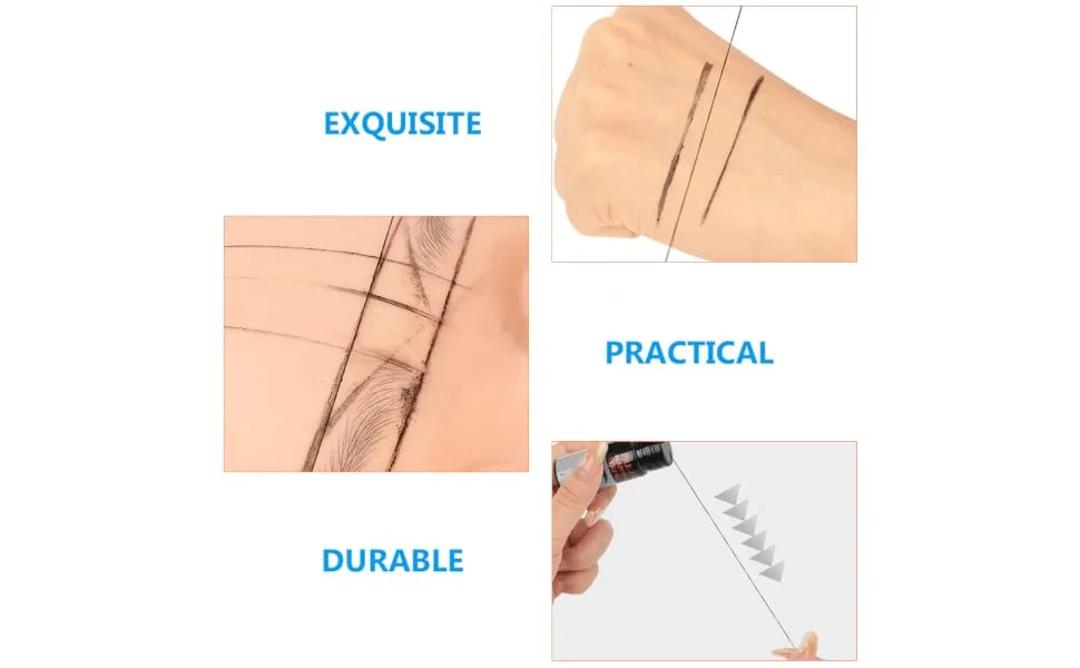 Gogogmee Eyebrow Ink Black Line Eyebrow Measure Tool Professional Eyebrow Line Portable Eyebrow Pencil - product information 2