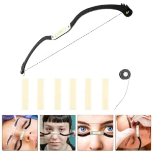 1 Set Arch Embroidery Eyebrow Ruler Portable Eyebrow Ruler Eyebrow Positioning Rulers - product information 4