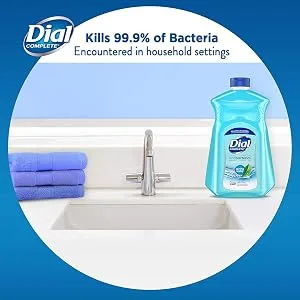 Dial Antibacterial Liquid Hand Soap Refill, Spring Water, 52 Fluid Oz, 3 count (Pack of 1) - product information 2