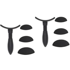 WOONEKY 2 Sets Eye Shadow Stamp Eyeshadow Stamp for Home Lazy Eyeshadow Makeup Accessories Black - product information 1