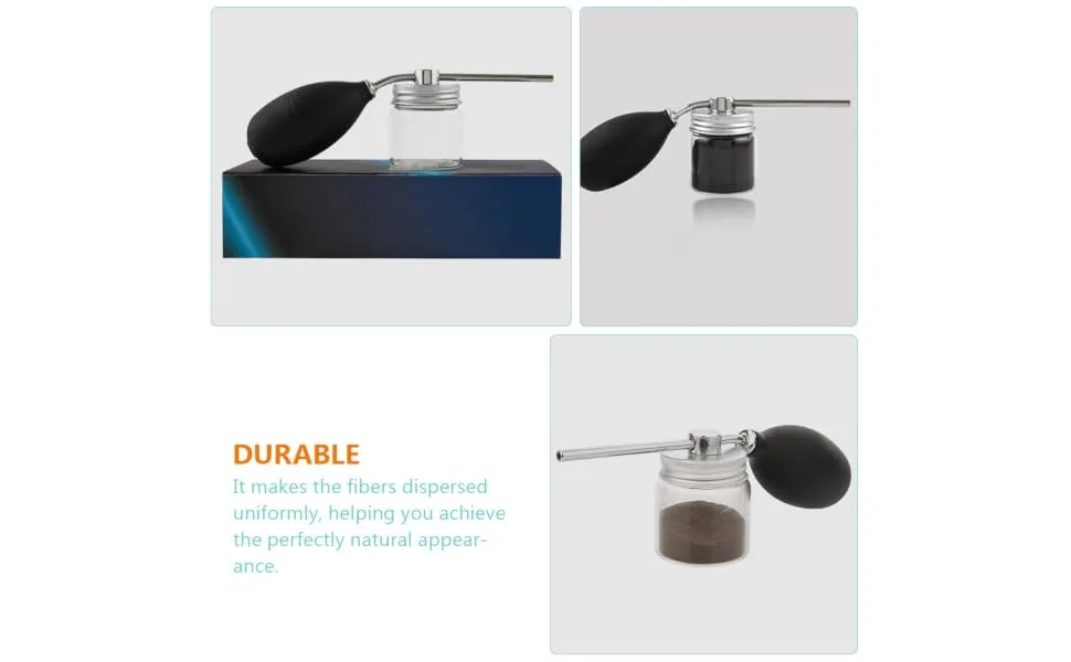 DRESSOOS Duster Professional Powder Holder Home Accessory Hair Fibers Spray Applicator Glass Hair Spray Major - product information 1