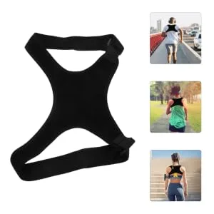 SOESFOUFU Belt Brace Holder Shoulder Rest Support Belt Posture Fixer for Women Polyester Black - product information 6