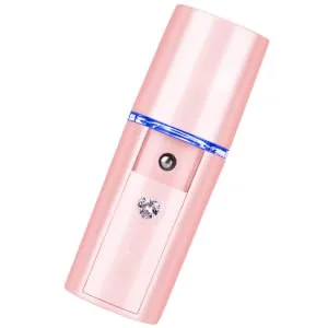 WOONEKY 1pc Hydrating Instrument Small Humidifier Facial Moisturizing Device USB Humidifier Pink Abs - product information 3