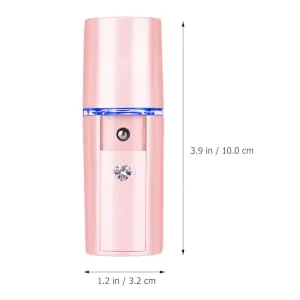 WOONEKY 1pc Hydrating Instrument Small Humidifier Facial Moisturizing Device USB Humidifier Pink Abs - product information 7