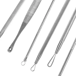 Beatifufu Pimple Extractor Remover 1 Set Blackhead Removal Tool Professional Supply Accessory Dedicated Remover - product information 5