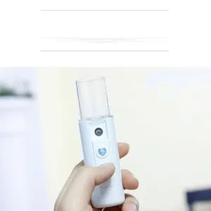 FOYTOKI Mist Sprayer Portable Humidifiers Mist Facial Sprayer Facial Mister Mini Humidifier Atomizer White - product information 1