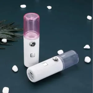 WOONEKY 1pc Sprayer Hydrating Humidifier Face Steamer Cleaner Mini USB Humidifier White - product information 1