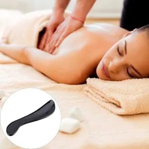 BCOATH Scraping Board Face Tools Massaging Tools Facial Tool Guasha Hair Comb Massaging Plate Horns Trigger - product information 2