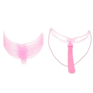 3 Sets Eyebrow Aid Eyebrow Ruler Plastic Household Eyebrow Stencil Card Eyebrow Shape Travel - product information 2