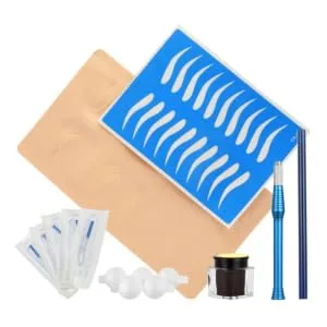 Gogogmee Coffee Dark Practice Eyebrow Pigment and Eye Manual Ink & Pencil Skin Embroidery - product information 1