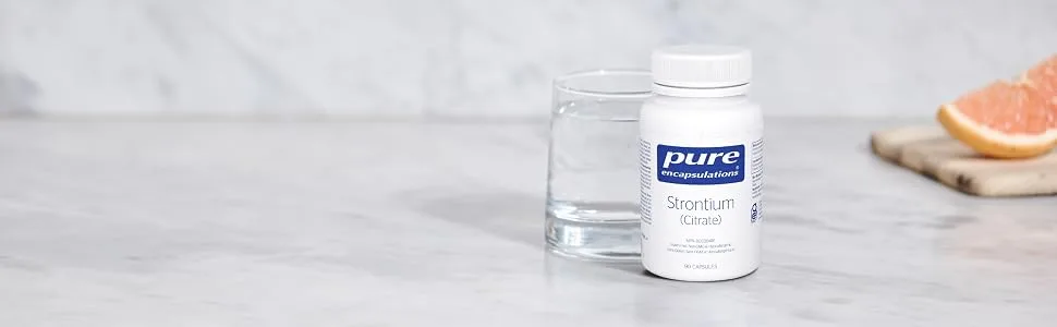 Pure Encapsulations - Strontium (Citrate) - Trace Minerals to Support Healthy Bones* - 90 Vegetable Capsules - product information 3