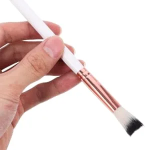 Gogogmee nose shadow brush highlighters highlighter Concealer Brush white 18.50X1.00X1.00CM White - product information 2