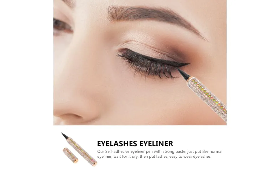 FOYTOKI 1pc Eyeliner Makeup Accessory Eye Liner Pen Wing Women Liquid Eye Liner Makeup Pen Cosmetic Plastic - product information 3