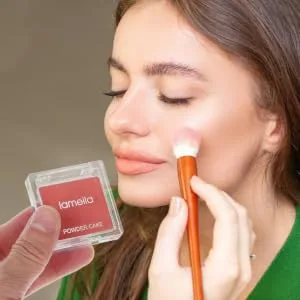 PLAFOPE Blush Blouses for Makeup Brishes Makeup Tool Lovely Makeup Face Makeup Supplies Powdery Pink - product information 2