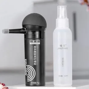 IWOWHERO 1pc Silicone Nozzle Fiber Spray Nozzle Balding Hair Pump Hairdressing Sprayer Fiber Tools - product information 1