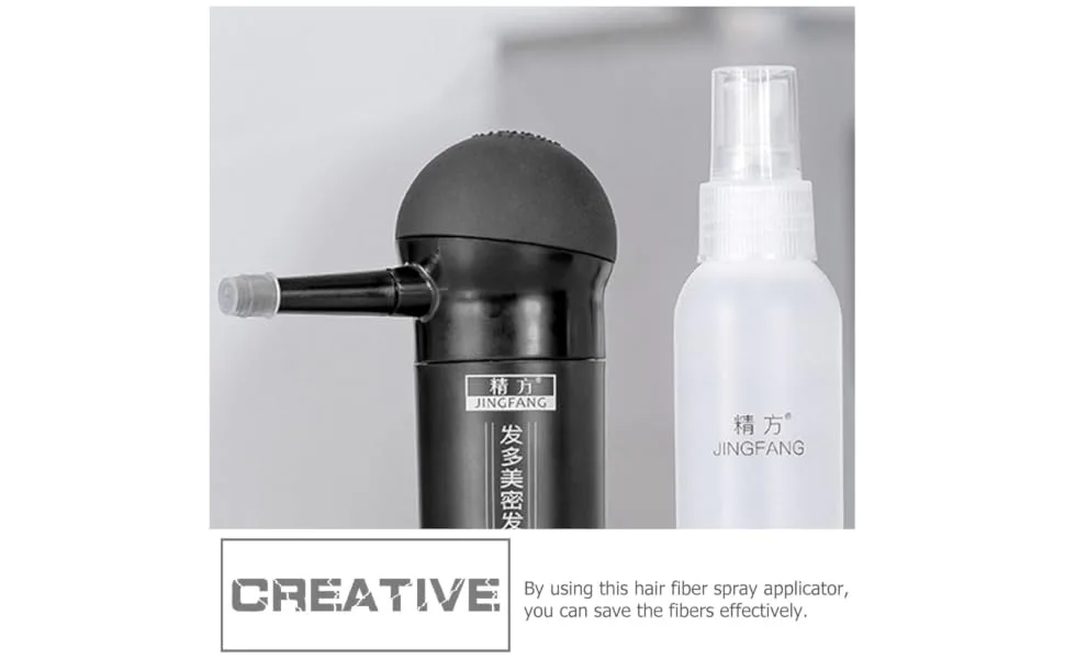 IWOWHERO 1pc Silicone Nozzle Fiber Spray Nozzle Balding Hair Pump Hairdressing Sprayer Fiber Tools - product information 3