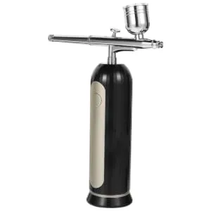 WOONEKY 1 Set Airbrush for Cake Decorating Aluminum Alloy Airbrush Nails Airbrush Kit for Nails Black - product information 4