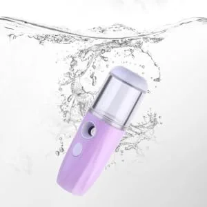Gogogmee 1pc Hydrating Instrument Mini Steamer Face Steamer Mini Nanometer Moisture Spray Portable Abs Purple - product information 4