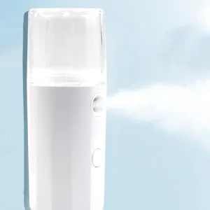 Beatifufu 1pc Hydrating Instrument Face Mini Mister Electric Cool Facial Mister Sprayer White Abs - product information 3