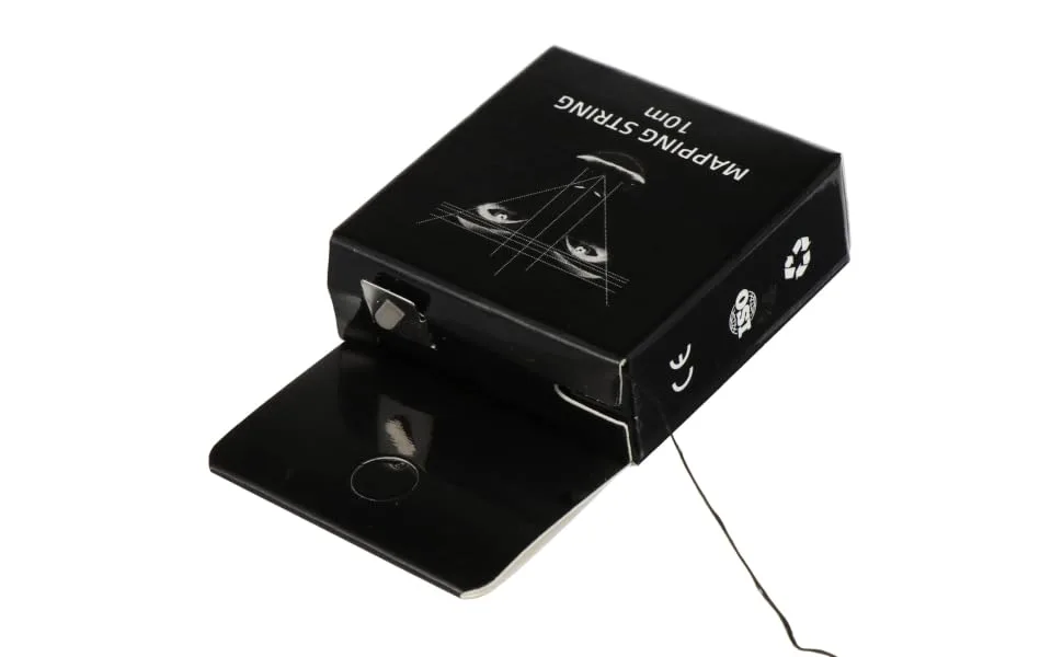 Outanaya Brow Mapping Thread Ink Pattern Embroidery Thread Ruler Brow Stencil Mapping Eyebrow Tool Eyebrow Thread Draw a Line - product information 1
