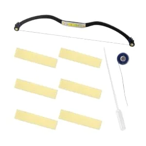 1 Set Arch Embroidery Eyebrow Ruler Brow Template Eyebrow Shaping Kit Level Ruler Alloy - product information 1