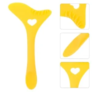 FOYTOKI Eyeliner Stamp Eye Liner Pencils Mascara Drawing Aid Tool Make up Tools for Eyes Yellow 12.00X6.00X0.50CM - product information 1