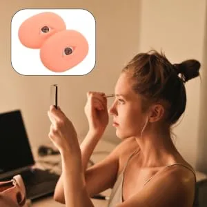 Gogogmee Lash Practice Mold 1 pair Models Eye Eyebrow Practice Model Silicone Skin Makeup Eyeshadow Training Boards 7.70X5.70X1.50CM As Shown - product information 1