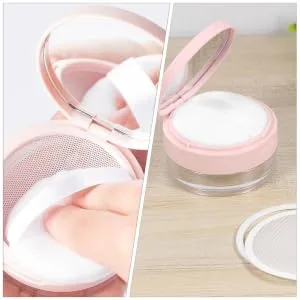 NOLITOY 1 Set Elastic Powder Box Cosmetic Holder Eyeshadow Makeup Powder Boxes Make up Cosmetic Rack - product information 3
