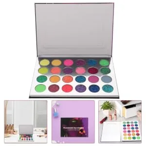 SOESFOUFU Eye Shadow Palettes Eyeshadow Palette Glitter Bright Eyeshadow Palette Powder - product information 1
