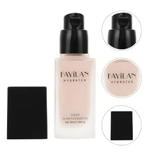 Outanaya Liquid Foundation Concealer Liquid Foundation Liquid Waterproof Foundation Makeup Black Glass - product information 2