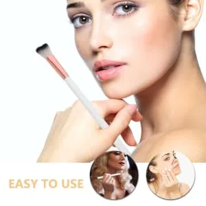 SKISUNO Highlighters Brush for Nose Contour White Nose Contour Brushes Makeup Tool 18.50X1.00X1.00CM White - product information 6