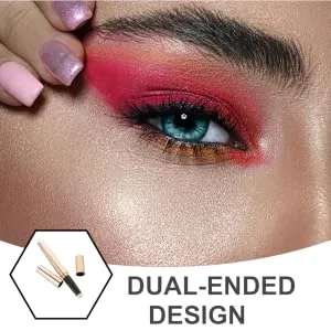 Gogogmee End Eyeshadow Pen Sides Women Shadow Brush Professional Eye Sponge Double-end Makeup - product information 4