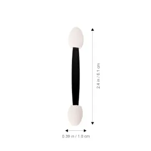 HAPINARY 4 Double Ended Eye Shadow Stick Beauty Sponges Accessories for Cosmetic Brush Makeup Supply - product information 2