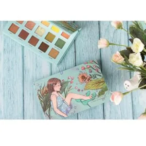 SOESFOUFU 1pc 15 Portable Eyeshadow Compact Eyeshadow Palette Glitter Eye Eyeshadow Makeup Accessories - product information 3