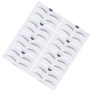Outanaya 2 Eyebrow Card Eyebrow Template Easy Eyebrow Stencil Makeup Kit Simple Card A607 - product information 5