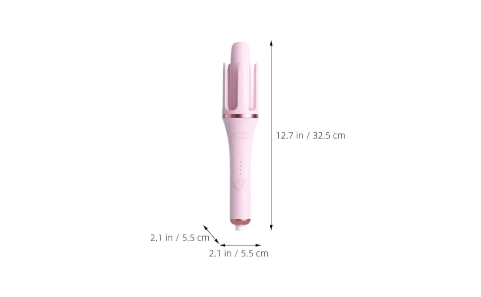 PLAFOPE Fully Automatic Hair Curling Iron Curler Hair Rollers Crimper Hair Tool Curling Wand Abs Pink - product information 3