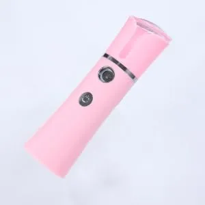 FOYTOKI 1pc Facial Spa Steamer Spray Cleaner Pore Cleaner Pink Handheld Spray 14.10X4.00X4.00CM - product information 3