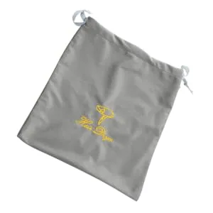 HAPINARY Travel Drawstring Bag Hair Tool Travel Bag Grey Fabric Bag for Hair Dryer - product information 1
