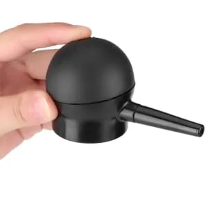 NOLITOY 1pc Powder Spray Applicator Hair Building Pump Barber Fiber Applicator Hair Spray Bottle Black - product information 4