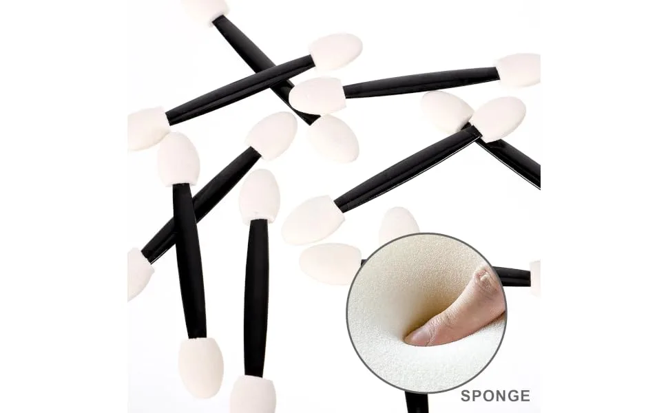 Gogogmee 4 Double Ended Eye Shadow Stick Lipstick Applicator Eyeshadow Makeup Dual Sides Sponge - product information 3