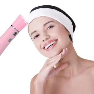 NOLITOY 1pc Spray Charging Face Pink Evaporator Hydrator Nano Handheld Humidifier Cold Usb 14.1x2.6cm - product information 5