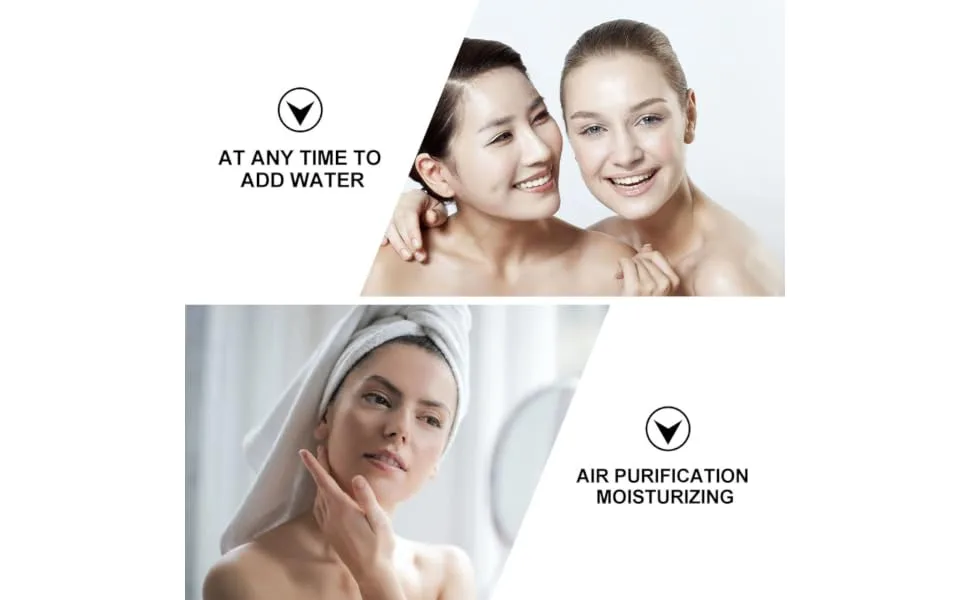 WOONEKY 1pc Hydrating Instrument Face Sprayer Mini Humidifier Face Steamer House Humidifier Abs Pink - product information 5