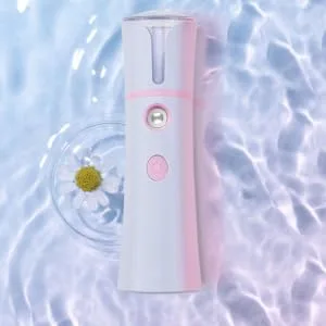 NOLITOY 1pc Usb Handheld Humidifier Hydrator Cold Spray Evaporator Face White Nano Charging 14.1x4cm - product information 3