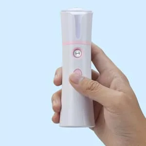 NOLITOY 1pc Usb Handheld Humidifier Hydrator Cold Spray Evaporator Face White Nano Charging 14.1x4cm - product information 4