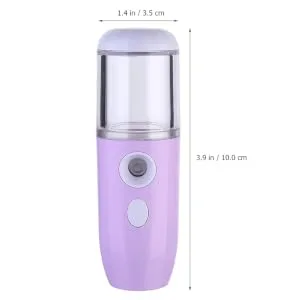 FOYTOKI 1pc Hydrating Instrument House Humidifier Portable Face Steamer Air Humidifier Skin Purple Abs - product information 1