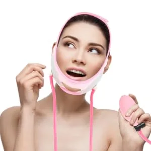 Beatifufu 1pc Inflatable Face Strap Thin Face Band Belt Face Lifting Strap Fabric - product information 2