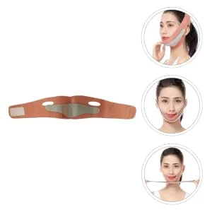 BIUDECO Thin Face Belt Face Strap Bandage Chin Reducer Patch Face Lifting Tool Double Chin Strap Spandex - product information 3